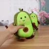 Avocado figurine crossbody bag, plush toy, four-sided bouncing cartoon soft fruit bag, wholesale gift for girls Specification image